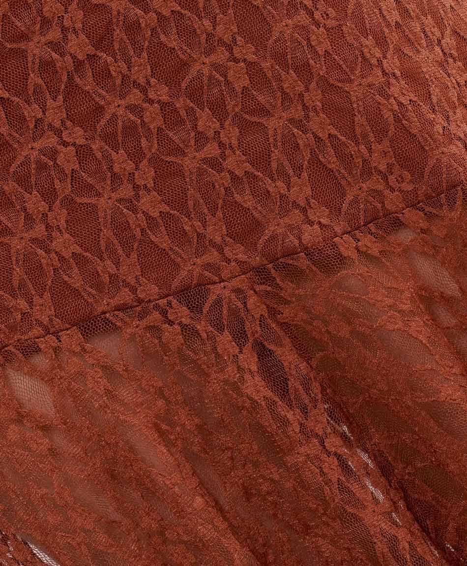 Vestido mujer forrado encaje