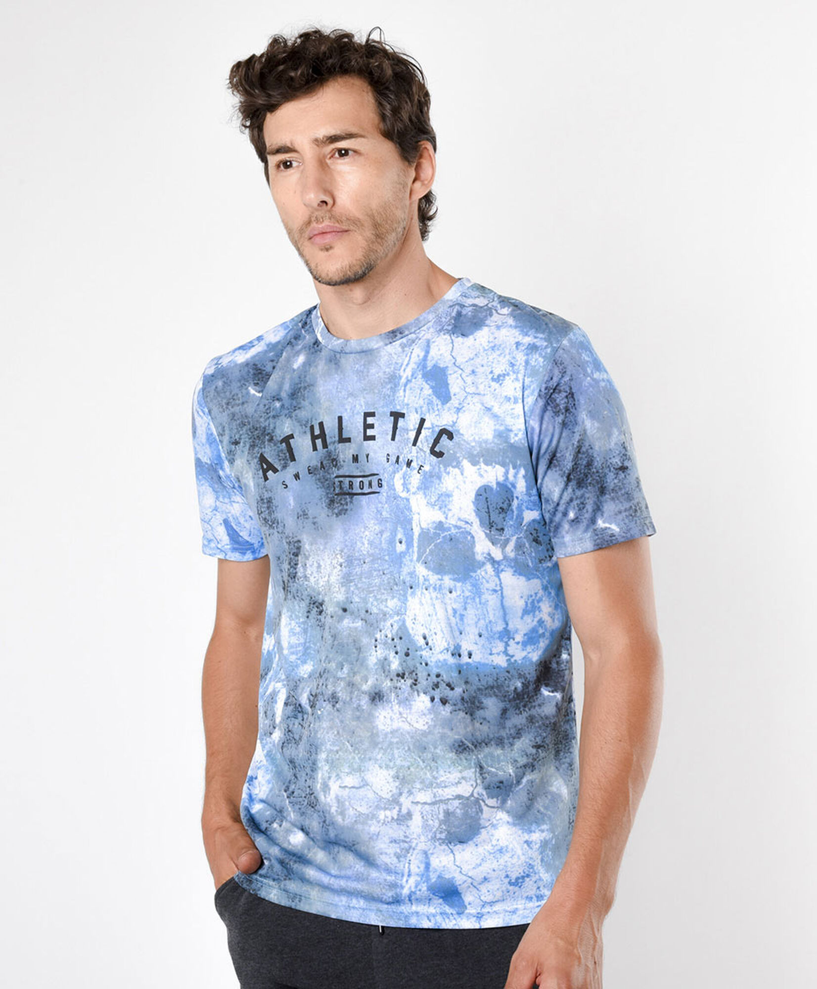 Polera deportiva hombre pintura Polera deportiva hombre pintura