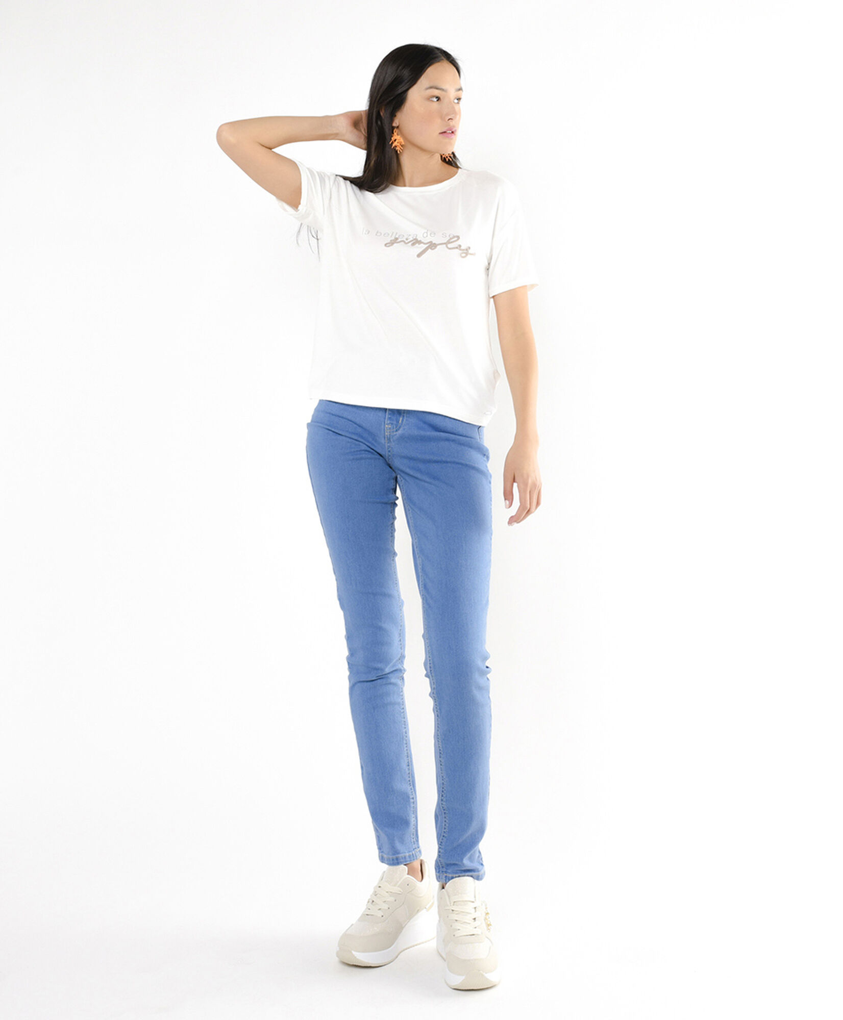 Jeans mujer azul skinny fit Jeans mujer azul skinny fit