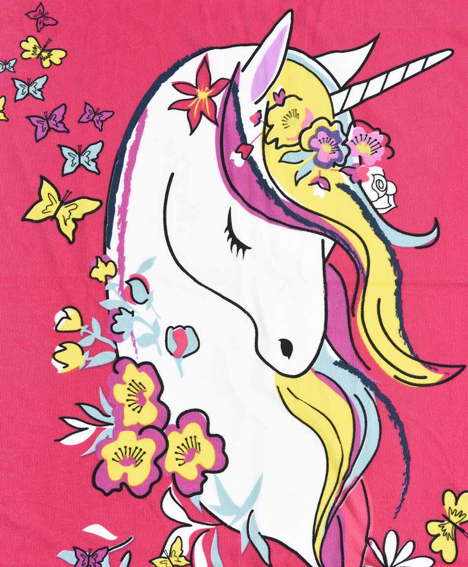 Toalla ni&ntilde;a unicornio