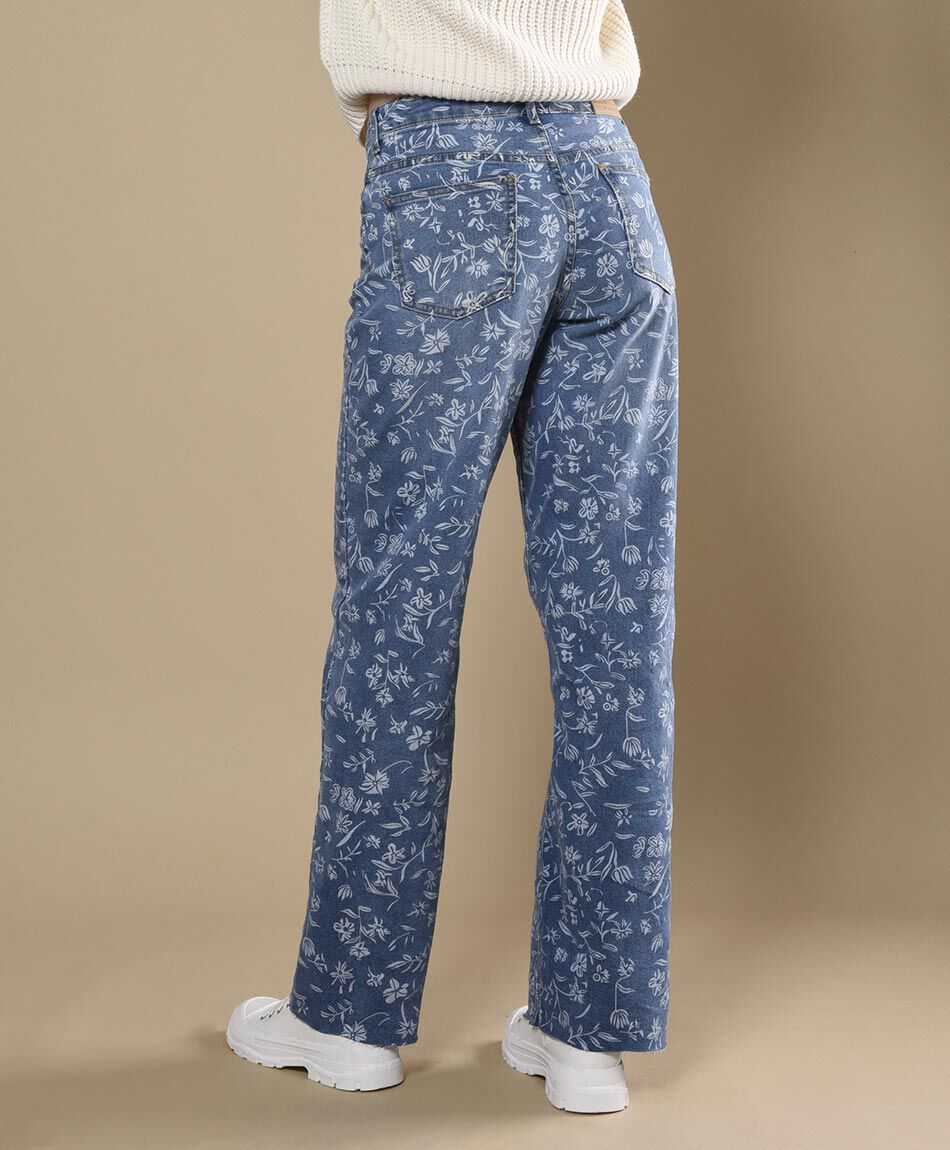 Jeans tiro alto