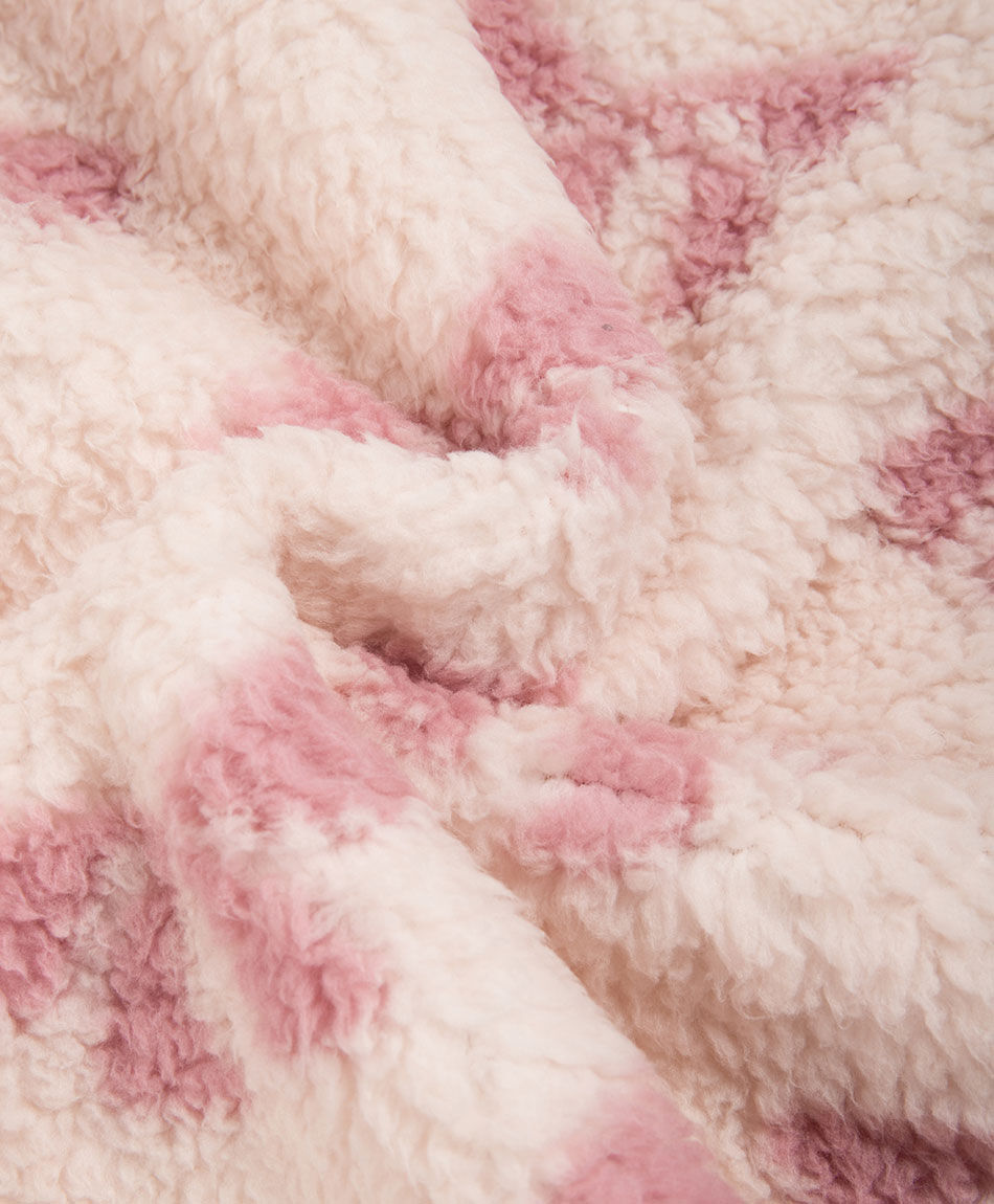 Poler&oacute;n ni&ntilde;a estampado mo&ntilde;o pink