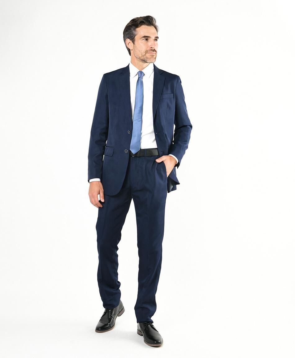 Traje de vestir hombre color azul