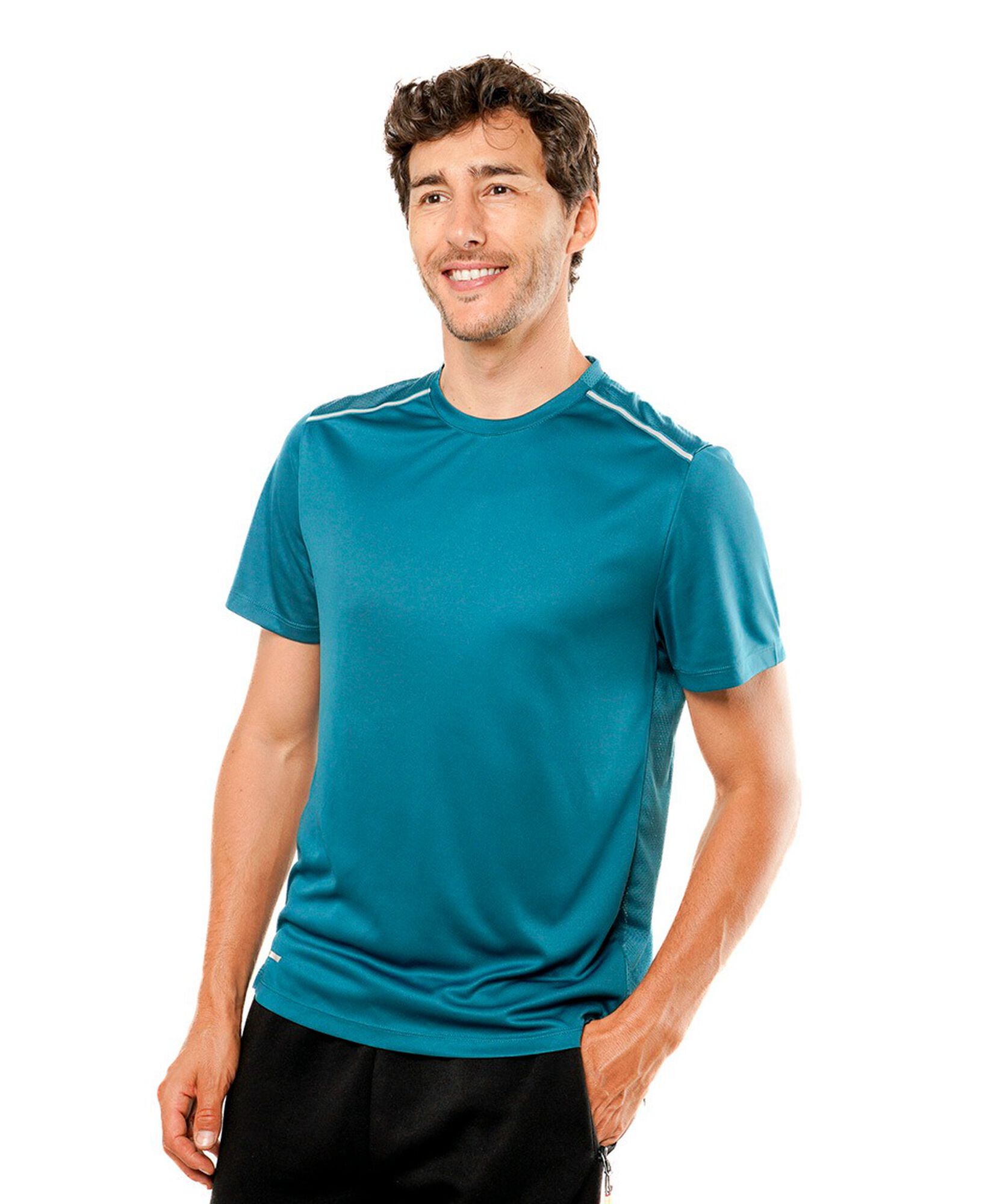 Polera deportiva hombre doble línea Polera deportiva hombre doble línea
