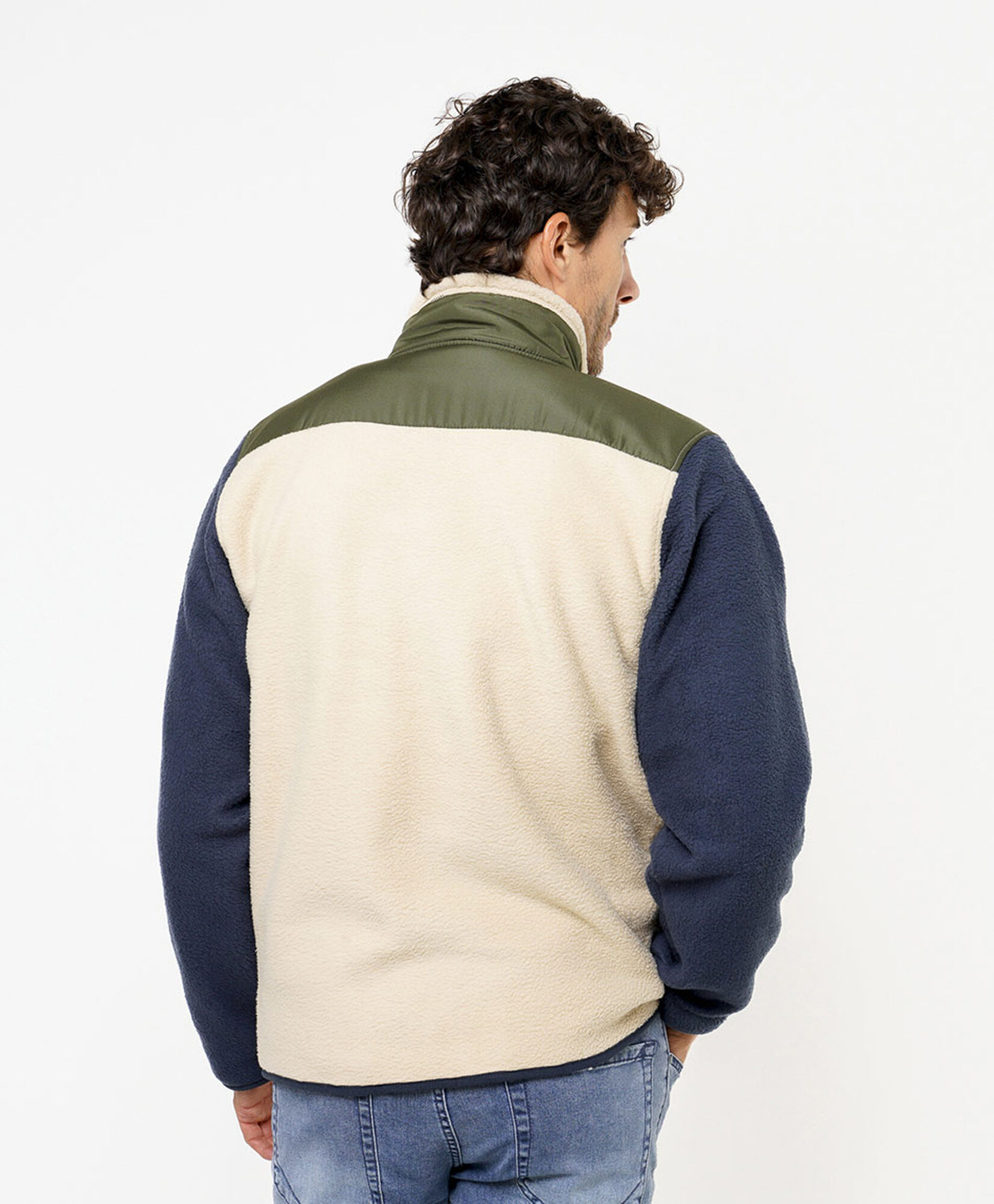 Chaqueta hombre polar tricolor Chaqueta hombre polar tricolor