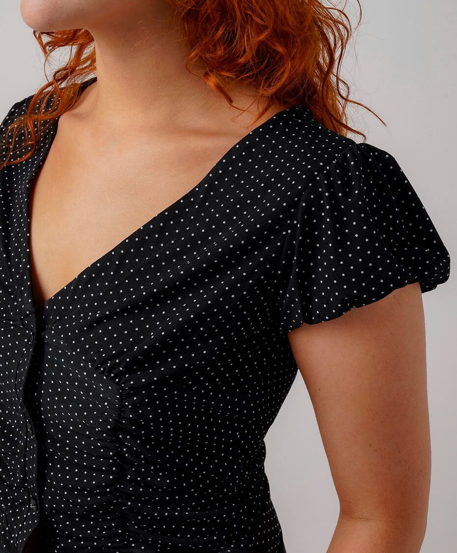 Blusa mujer lunares