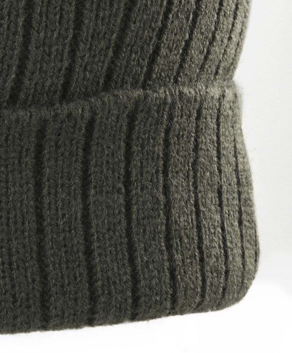 Gorro hombre acanalado con forro