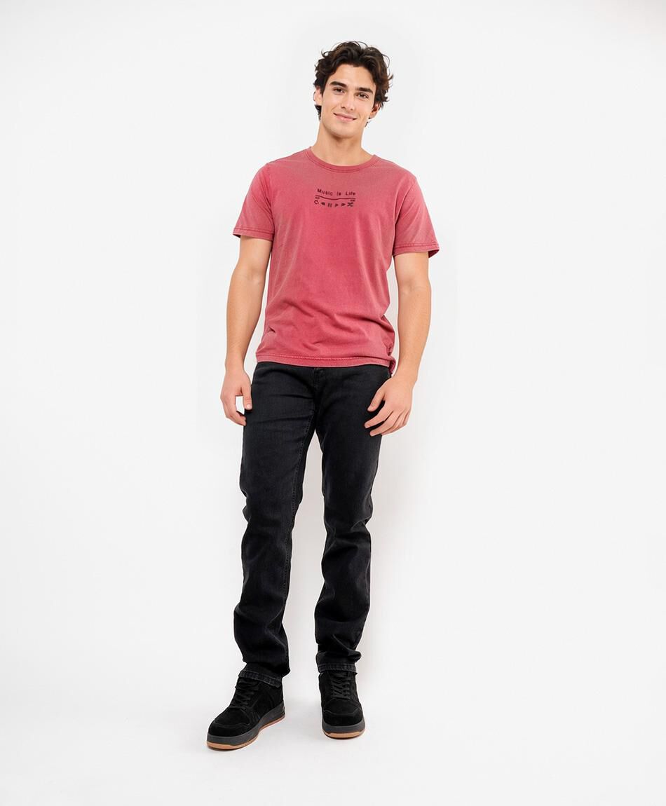 Jeans hombre desgastado slim fit