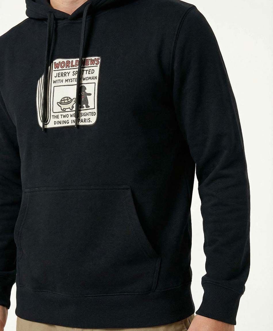 Poler&oacute;n hombre con capucha tortuga