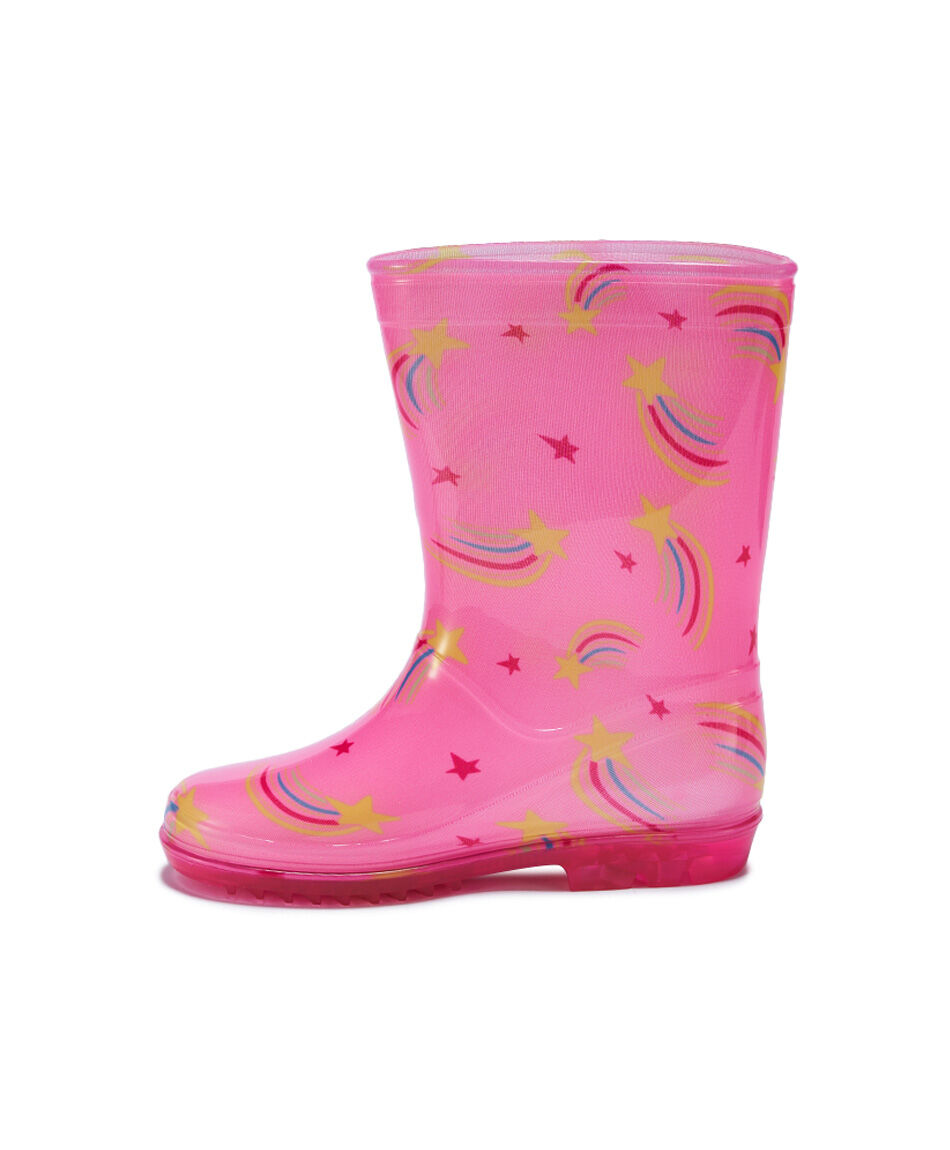 Bota ni&ntilde;a agua estampada arcoiris