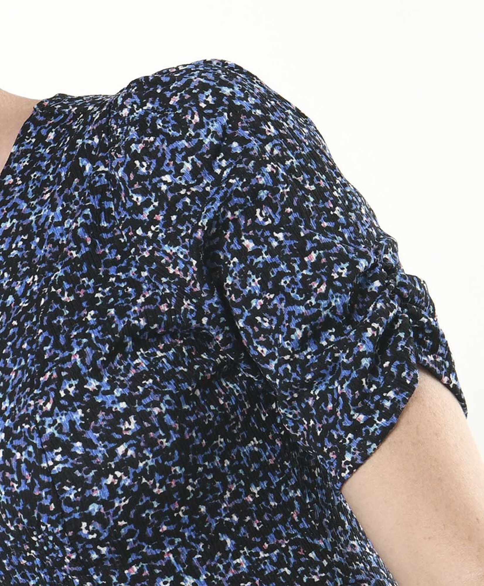 Vestido mujer florcitas manga recogida Vestido mujer florcitas manga recogida