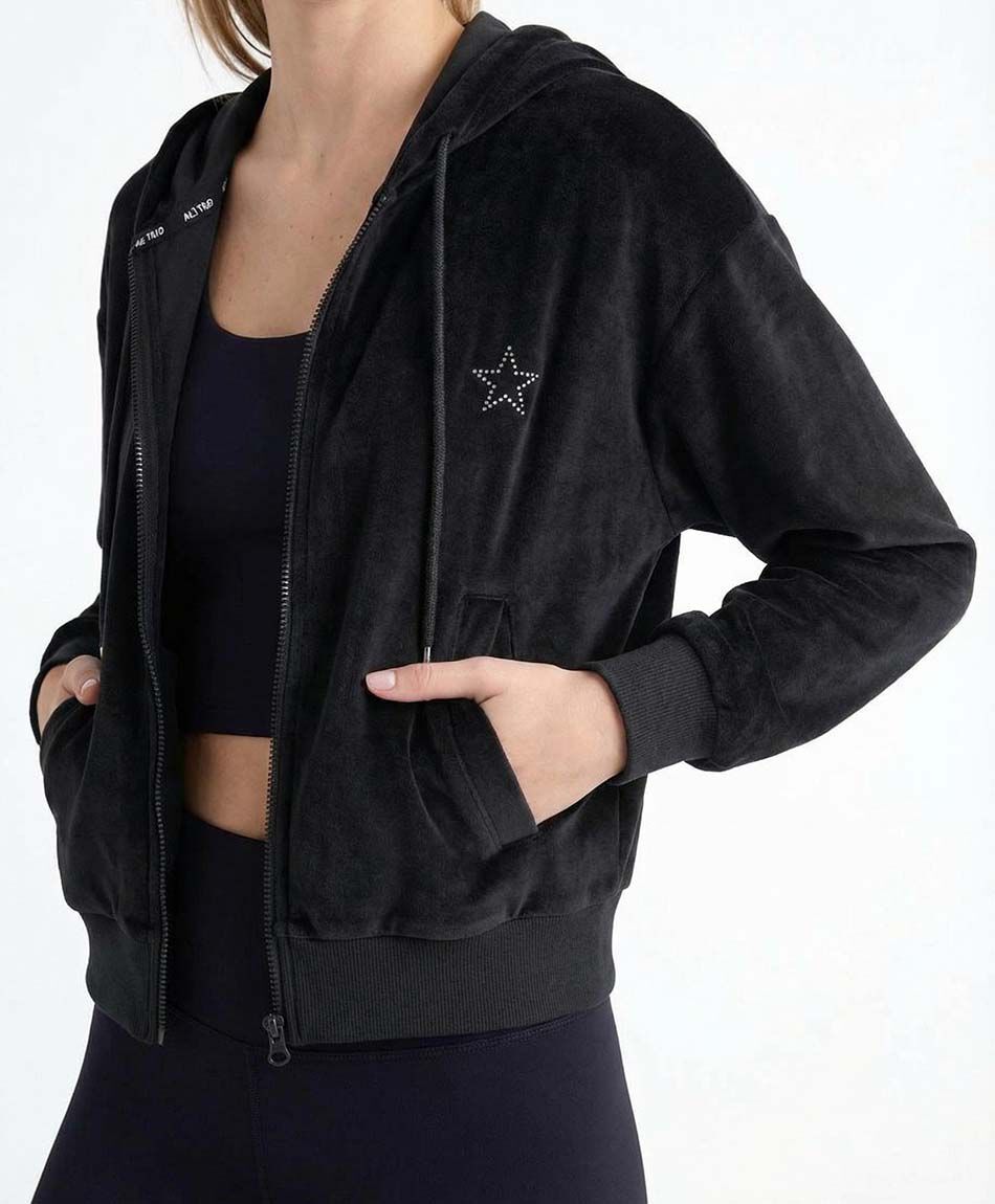 Poler&oacute;n deportivo mujer hoodie black