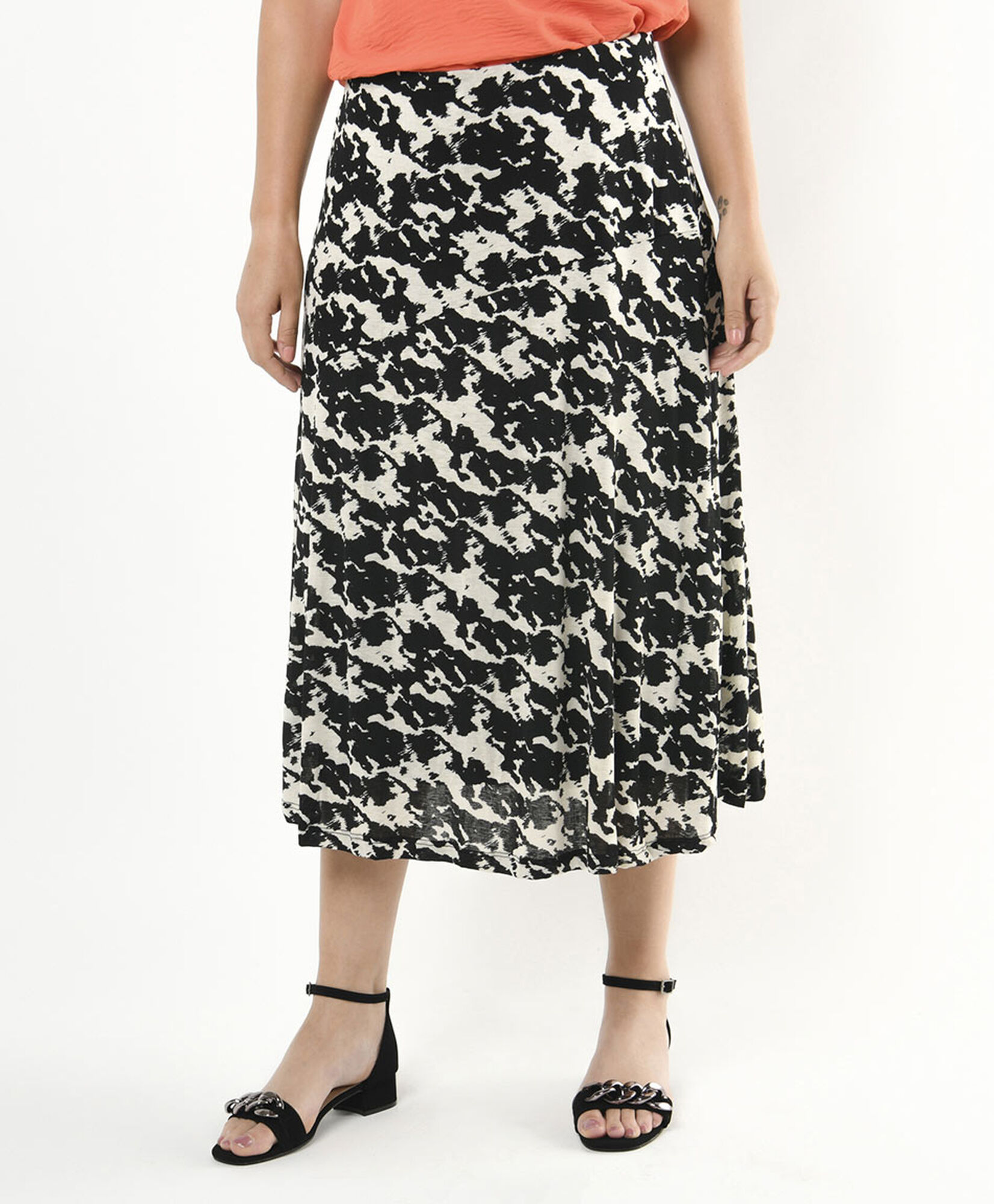 Falda mujer estampado bicolor Falda mujer estampado bicolor