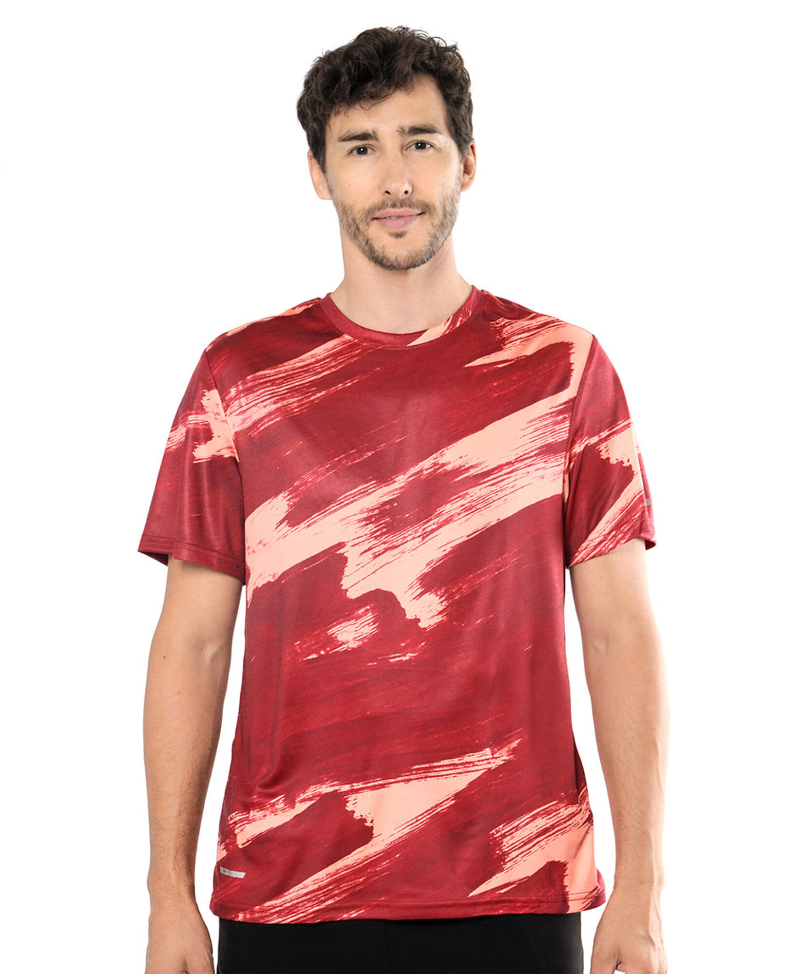 Polera deportiva hombre pinceladas Polera deportiva hombre pinceladas