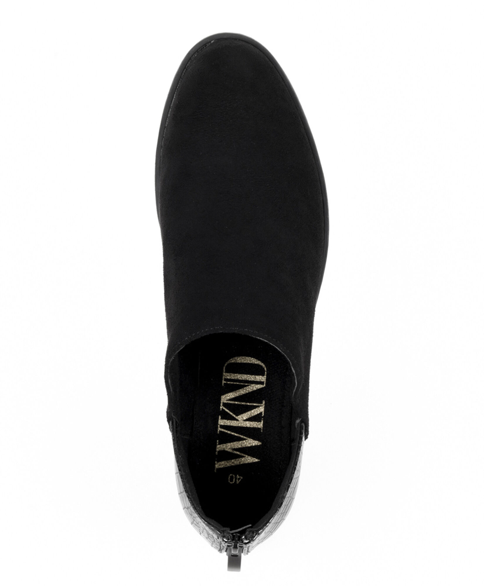 Zapato mujer taco medio negro Zapato mujer taco medio negro
