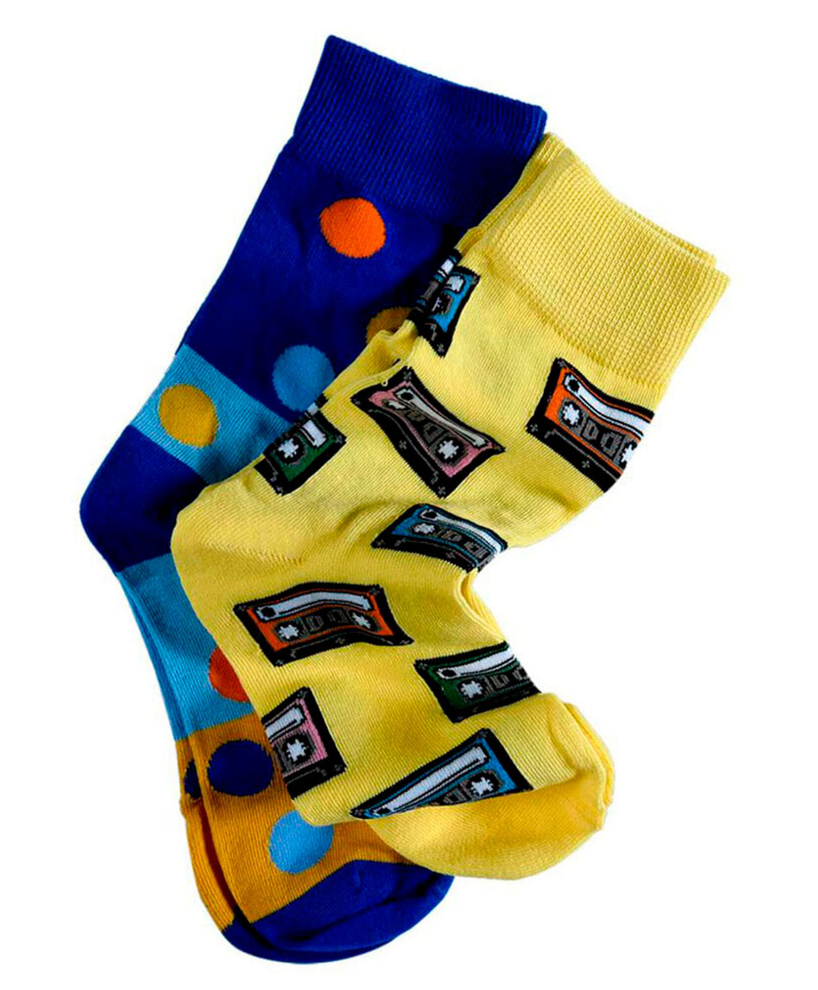 Pack 2 calcetines hombre casette y puntos Pack 2 calcetines hombre casette y puntos