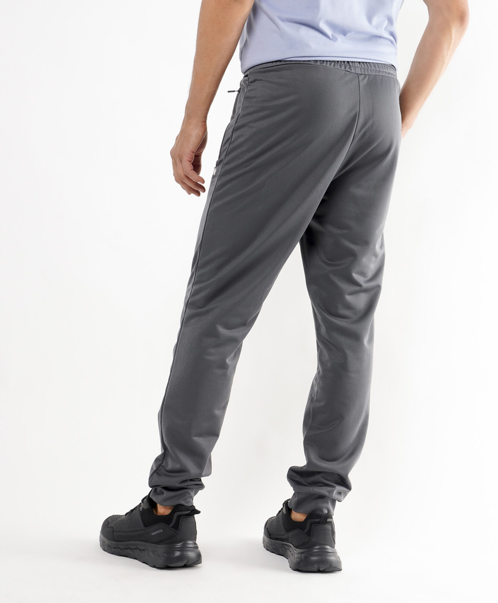 Pantalón deportivo hombre gris liso Pantalón deportivo hombre gris liso