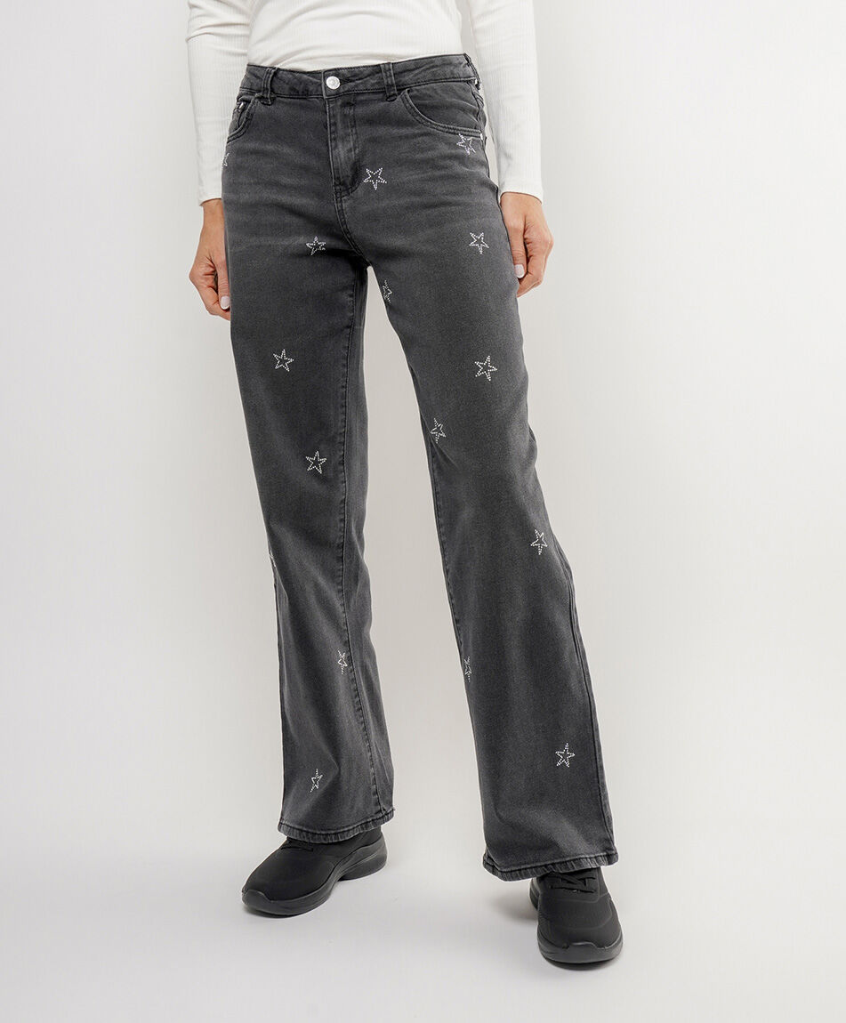 Jeans mujer estrellas brillos&nbsp;