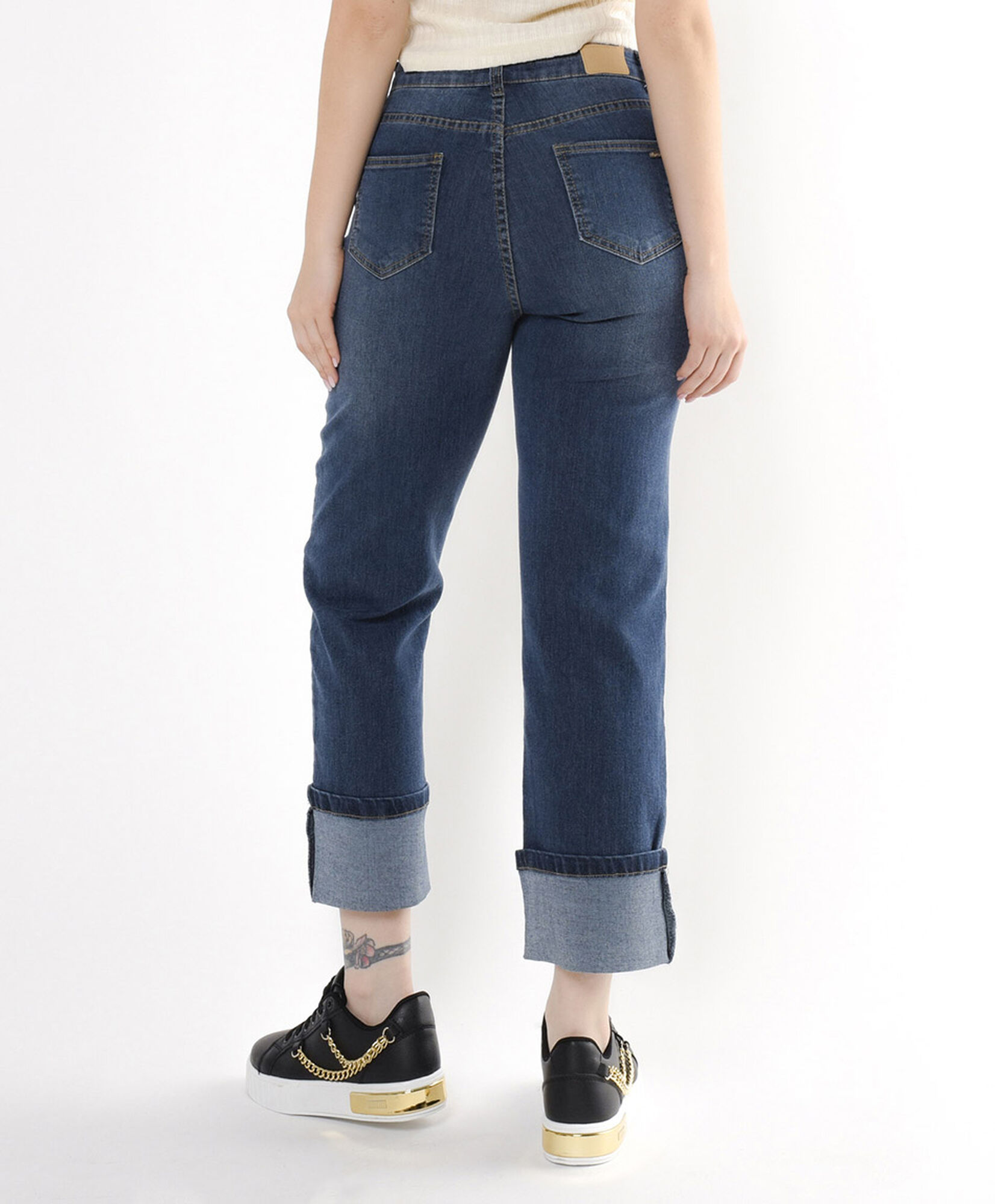 Jeans mujer basta doblada Jeans mujer basta doblada