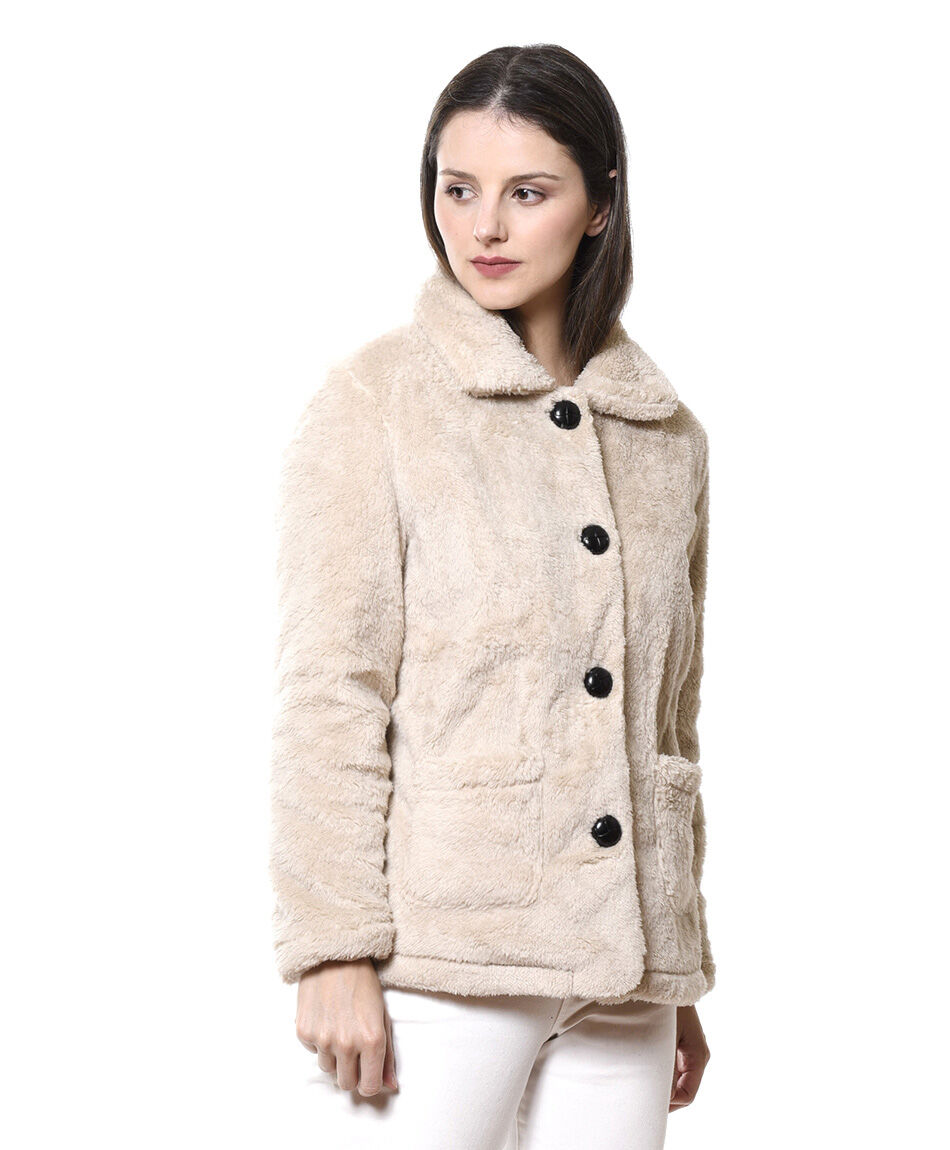 Chaqueta coral botones