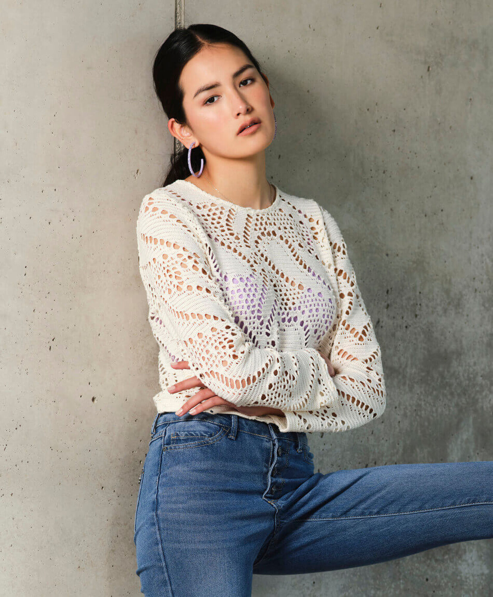 Tejido mujer crochet puntos calados Tejido mujer crochet puntos calados
