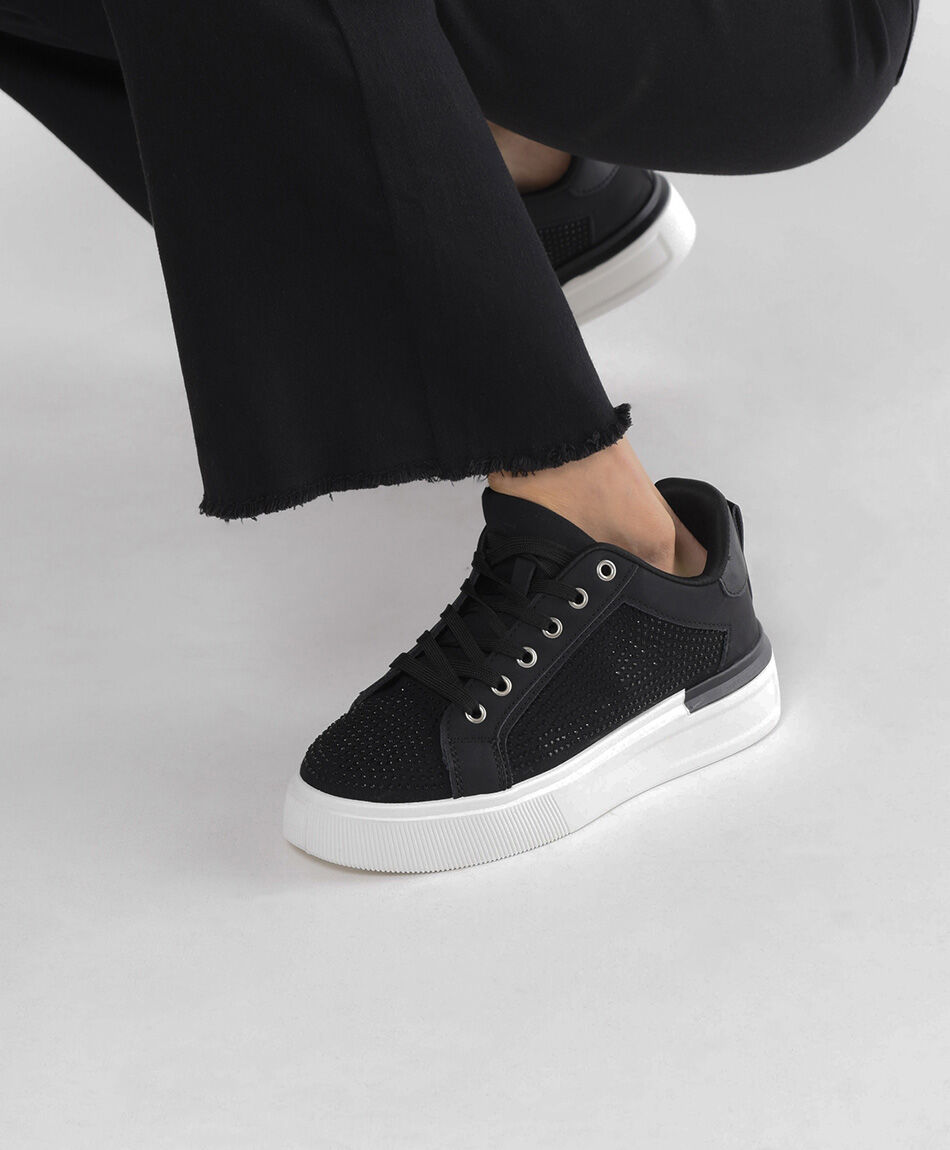 Zapatilla mujer piedritas