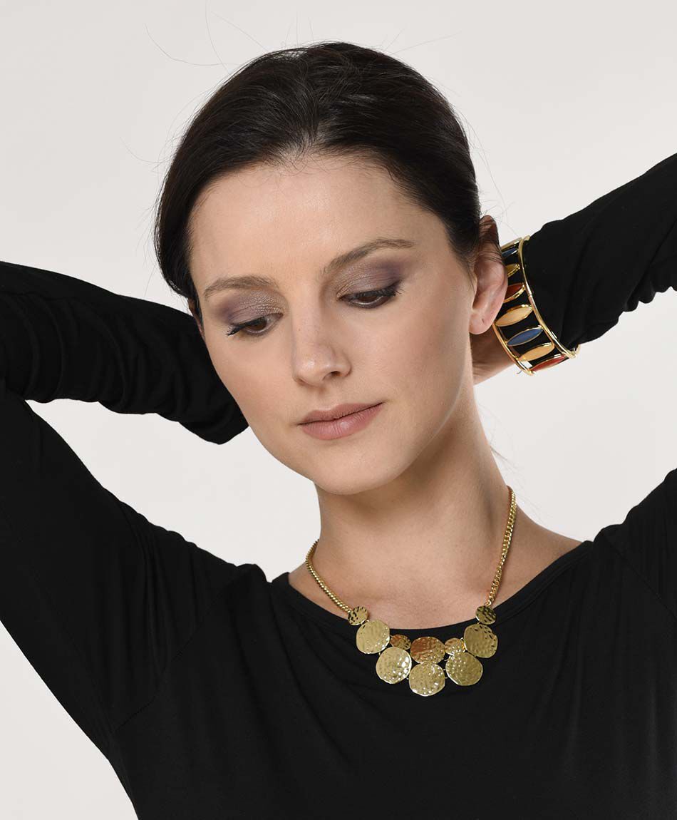 Collar mujer c&iacute;rculos 1 pieza