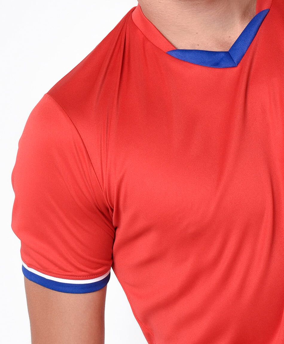 Polera deportiva hombre lisa bicolor