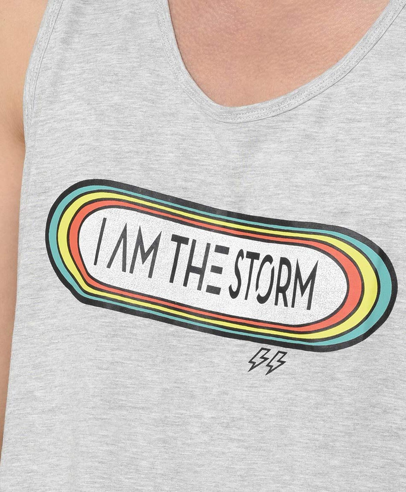 Polera hombre estampado frase sin mangas Polera hombre estampado frase sin mangas