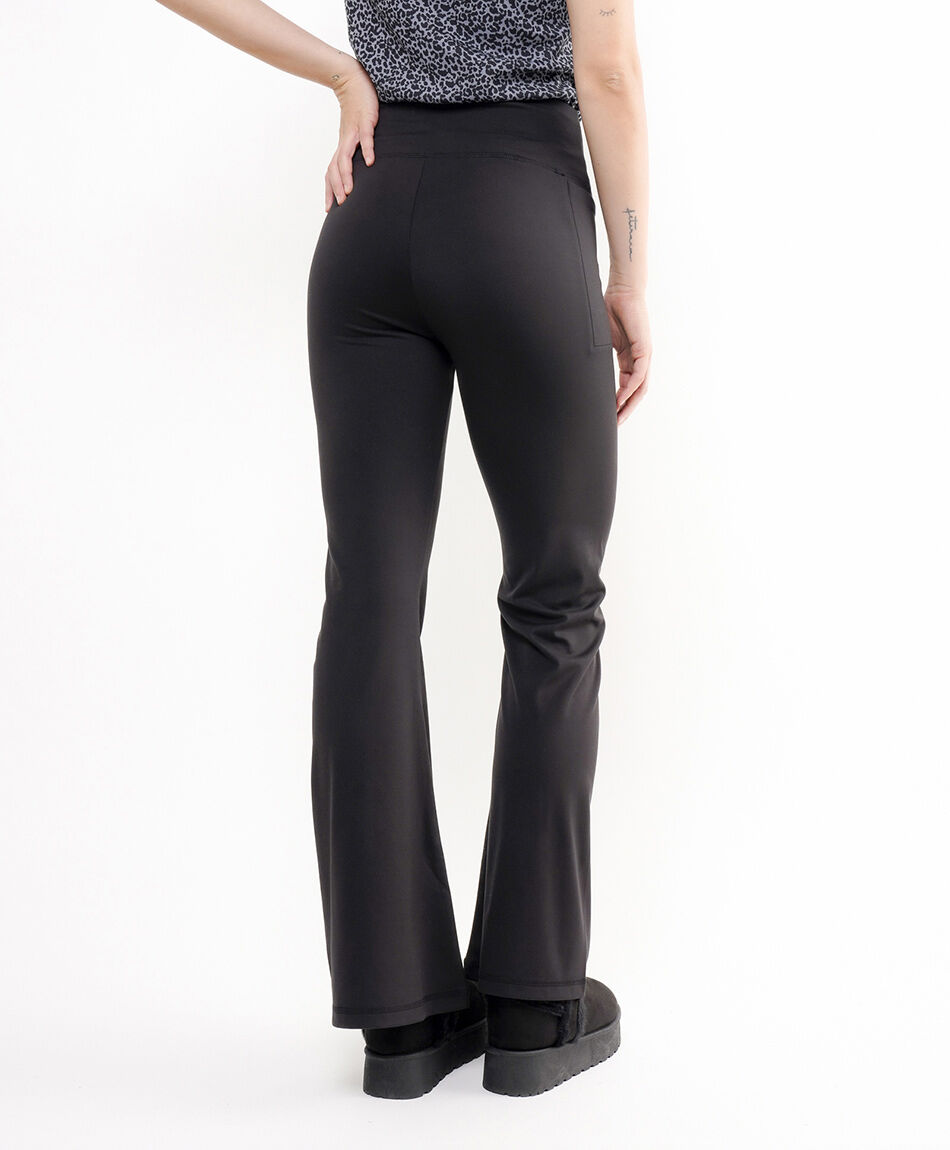 Pantal&oacute;n mujer flare tiro alto
