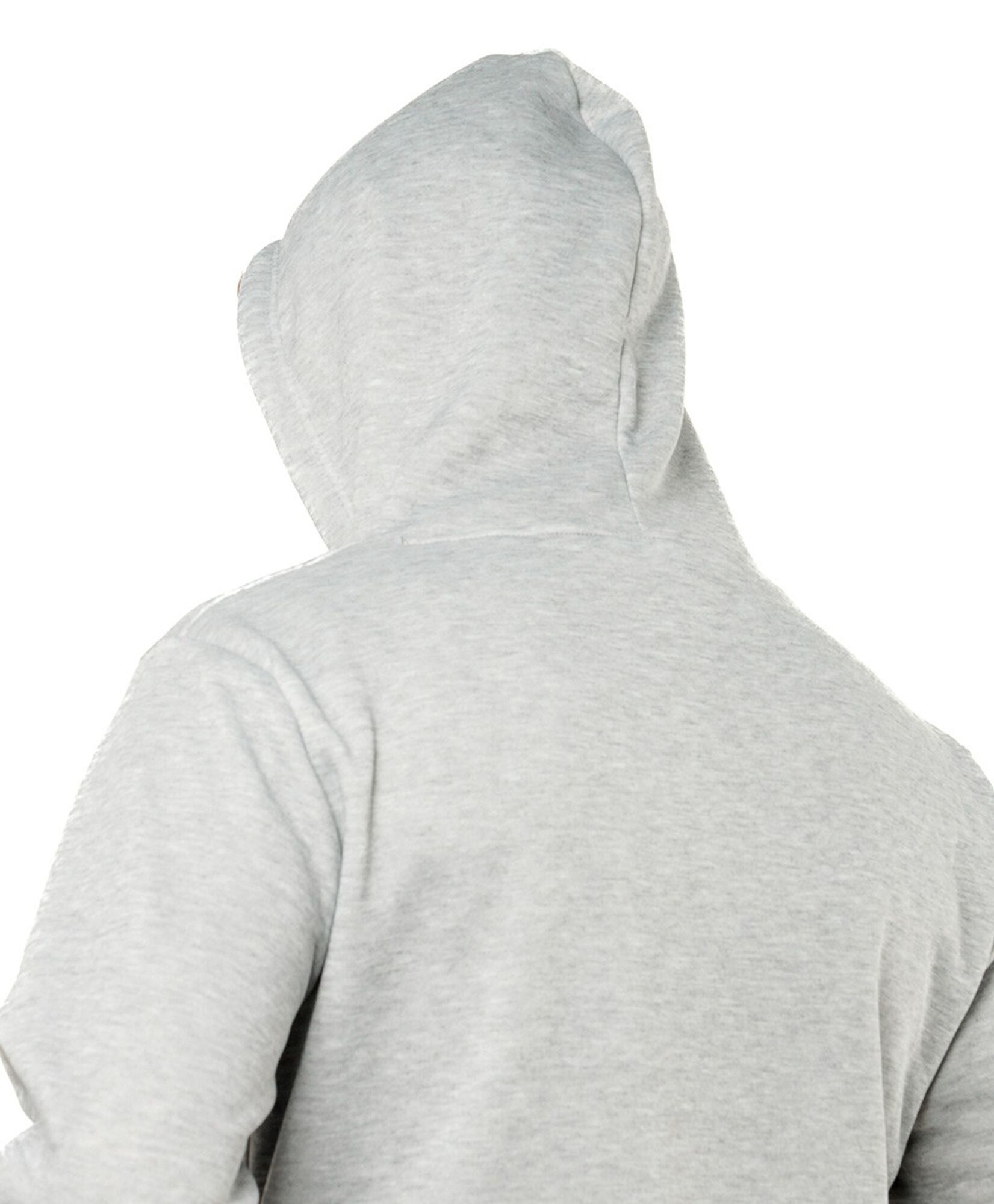 Polerón deportivo hombre liso gris Polerón deportivo hombre liso gris