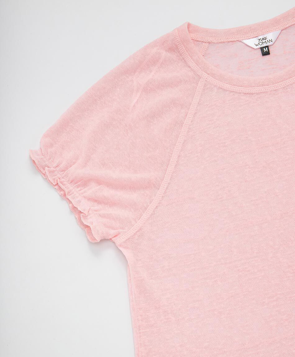 Polera mujer manga el&aacute;stica