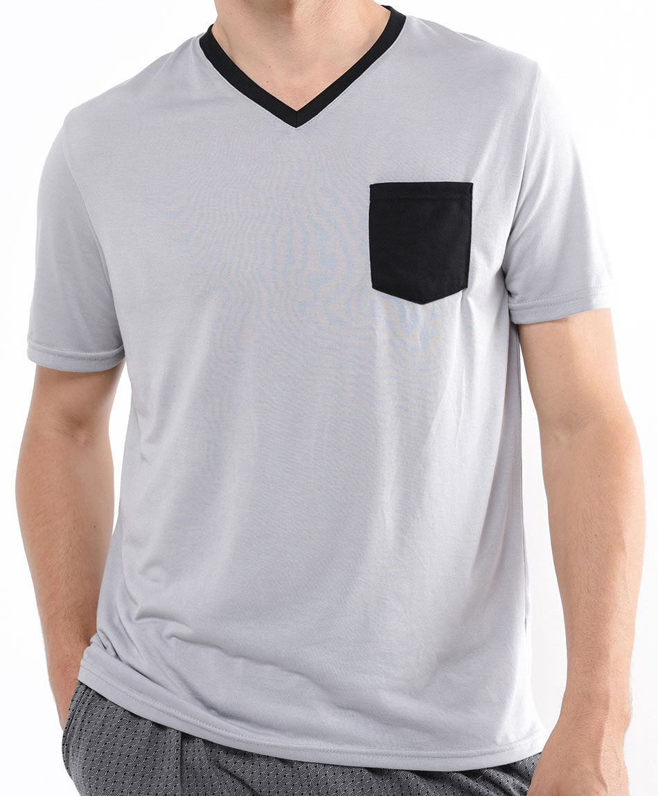 Pijama hombre basic grey