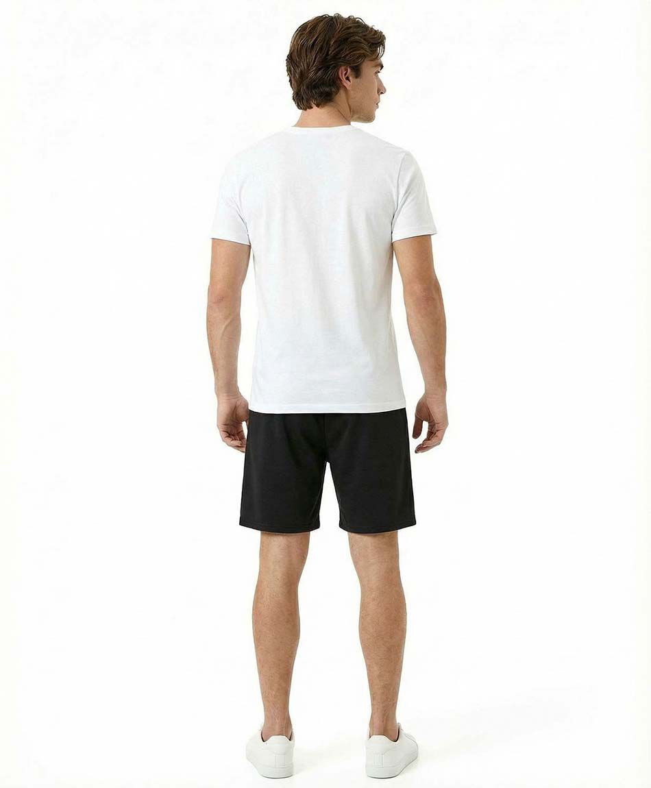 Short deportivo hombre frase lateral
