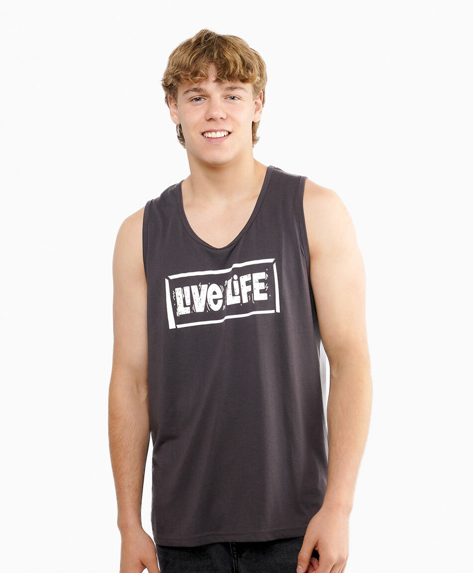 Polera hombre surf estampado live