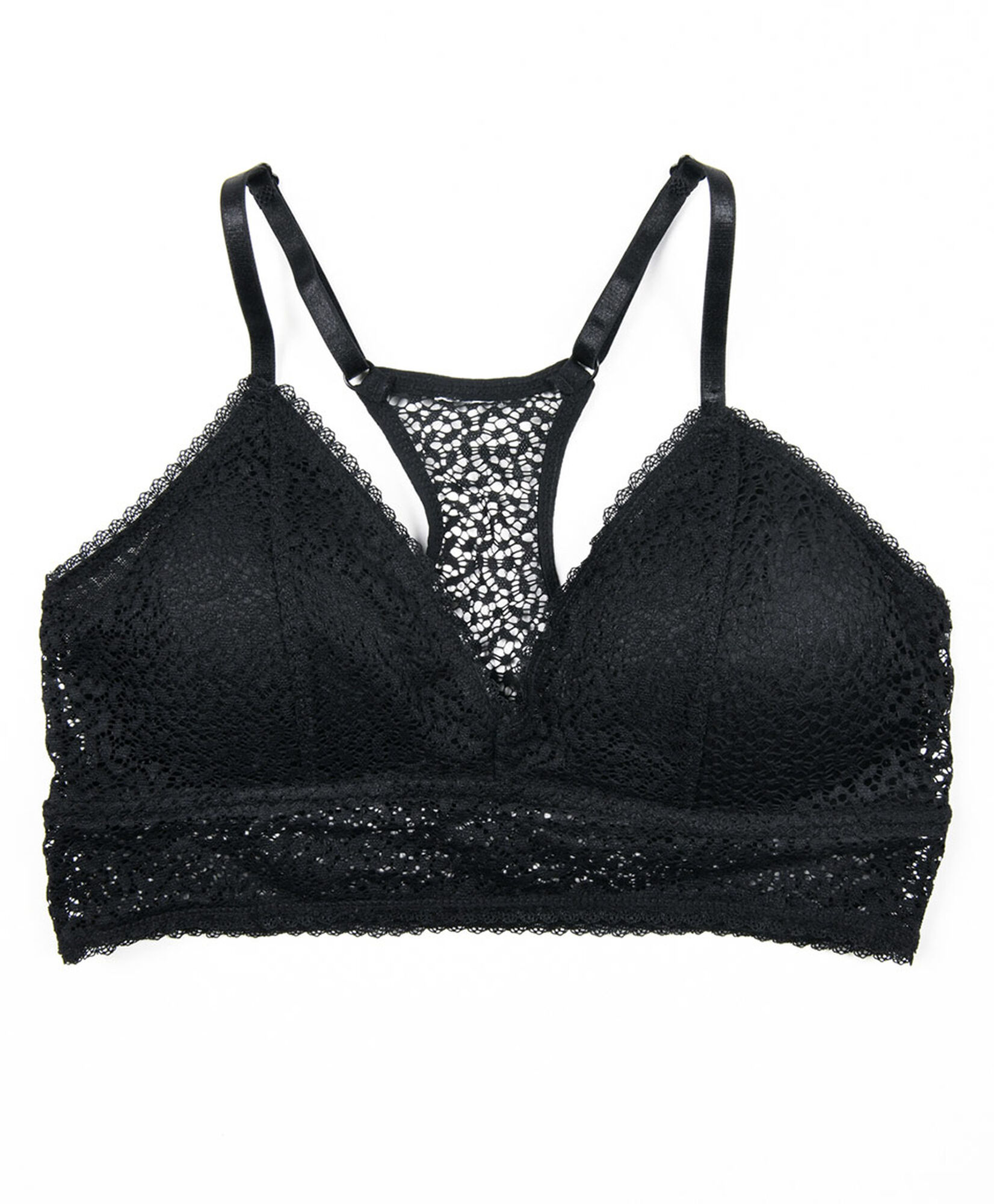 Bralette mujer encajes colores espalda triángulo Bralette mujer encajes colores espalda triángulo