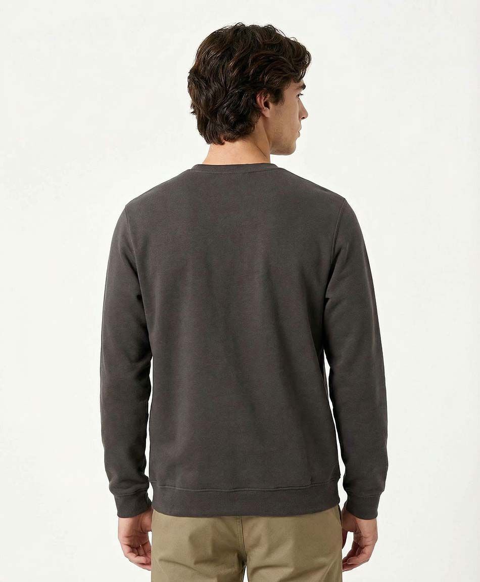 Poler&oacute;n hombre cuello redondo beige