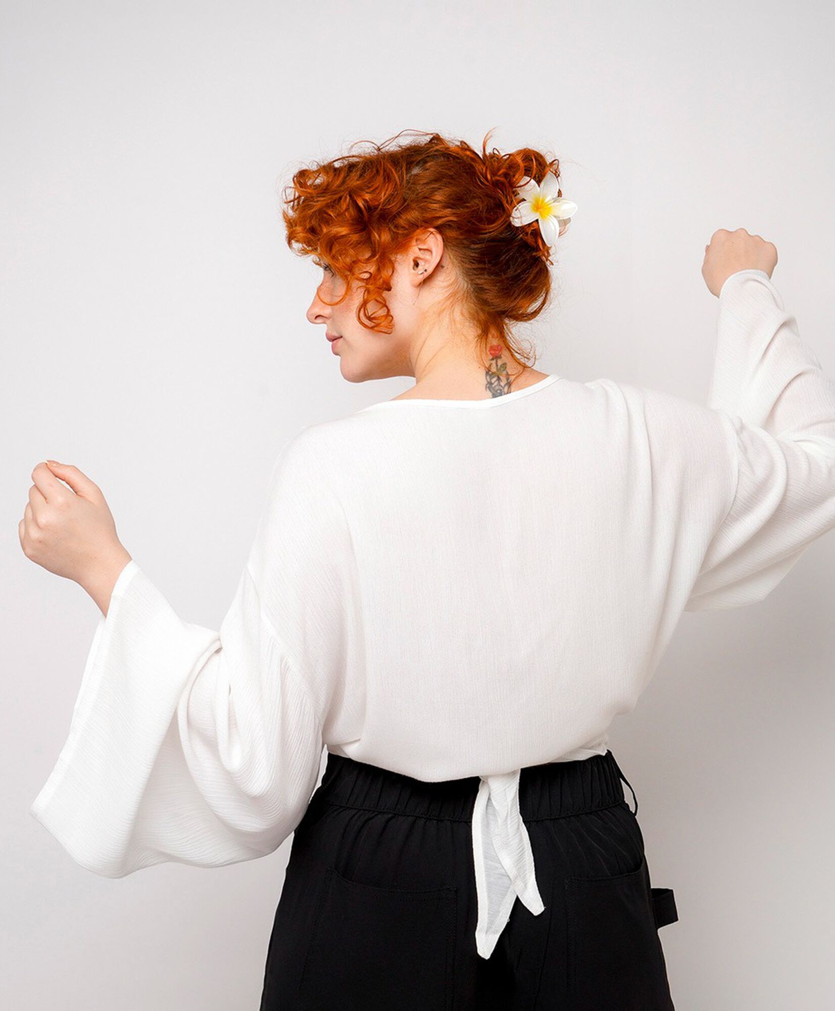 Blusa mujer kimono cruzada Blusa mujer kimono cruzada