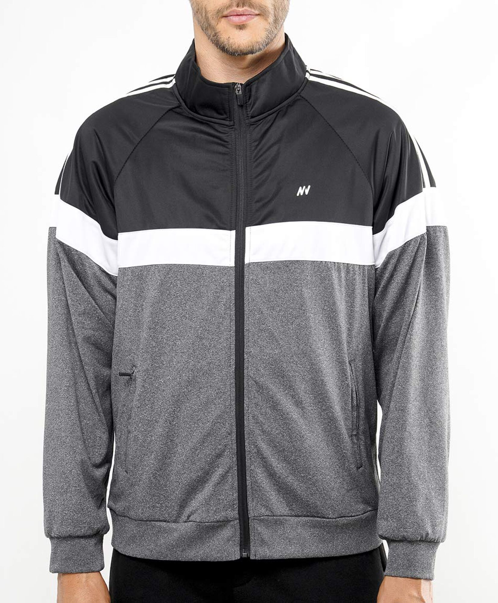 Polerón deportivo hombre tricolor Polerón deportivo hombre tricolor