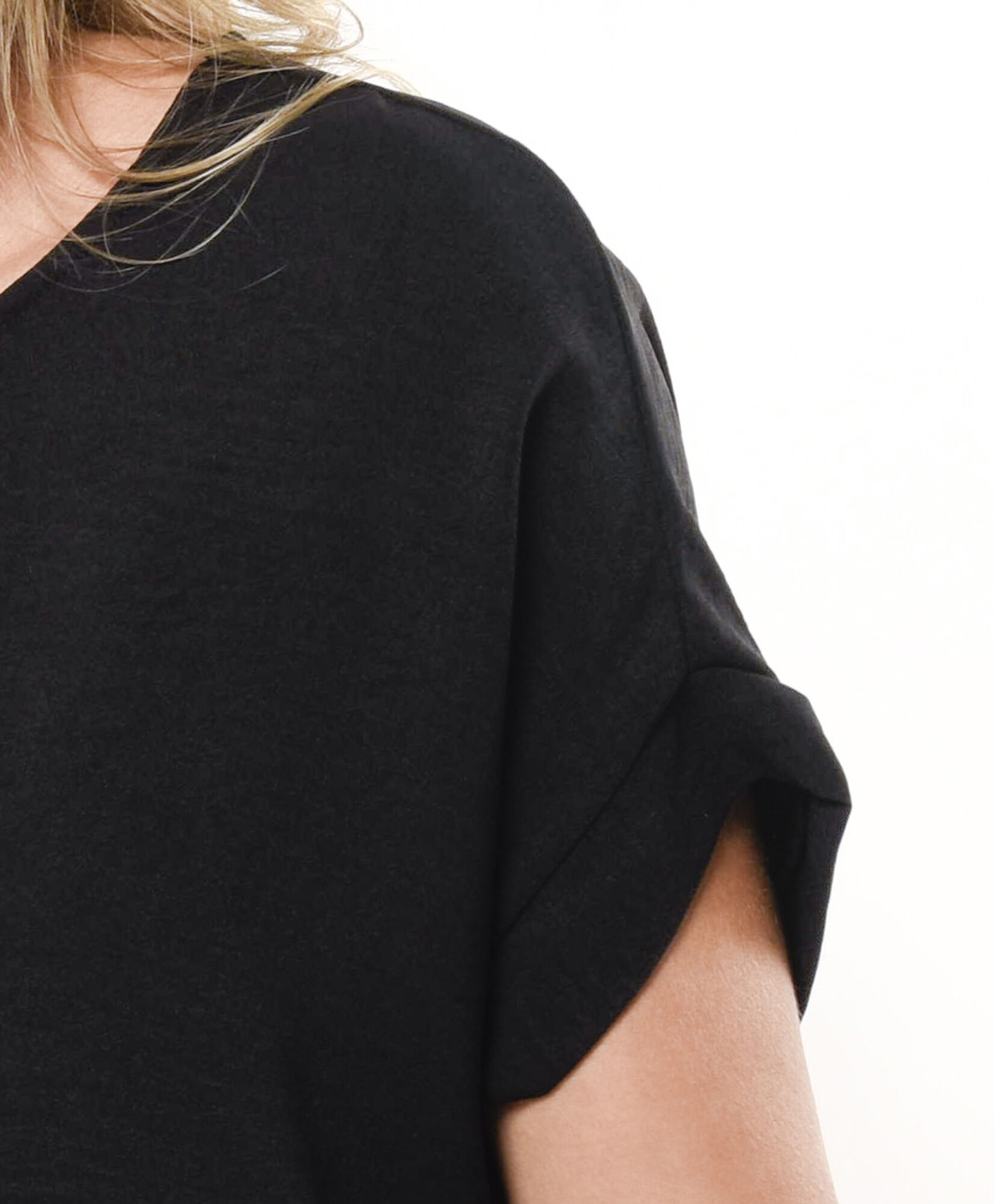 Blusa mujer manga doblada Blusa mujer manga doblada