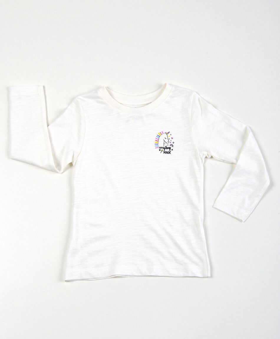 Polera bebé unicornio