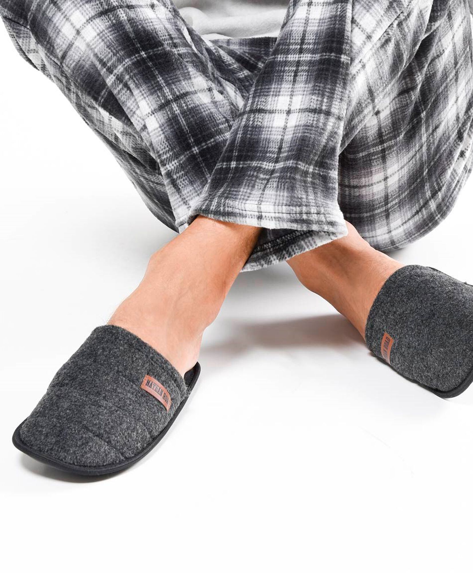 Pantufla hombre gris Pantufla hombre gris