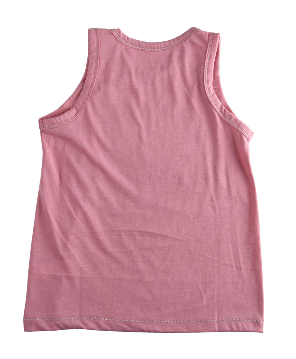 Polera ni&ntilde;a gatito sin mangas