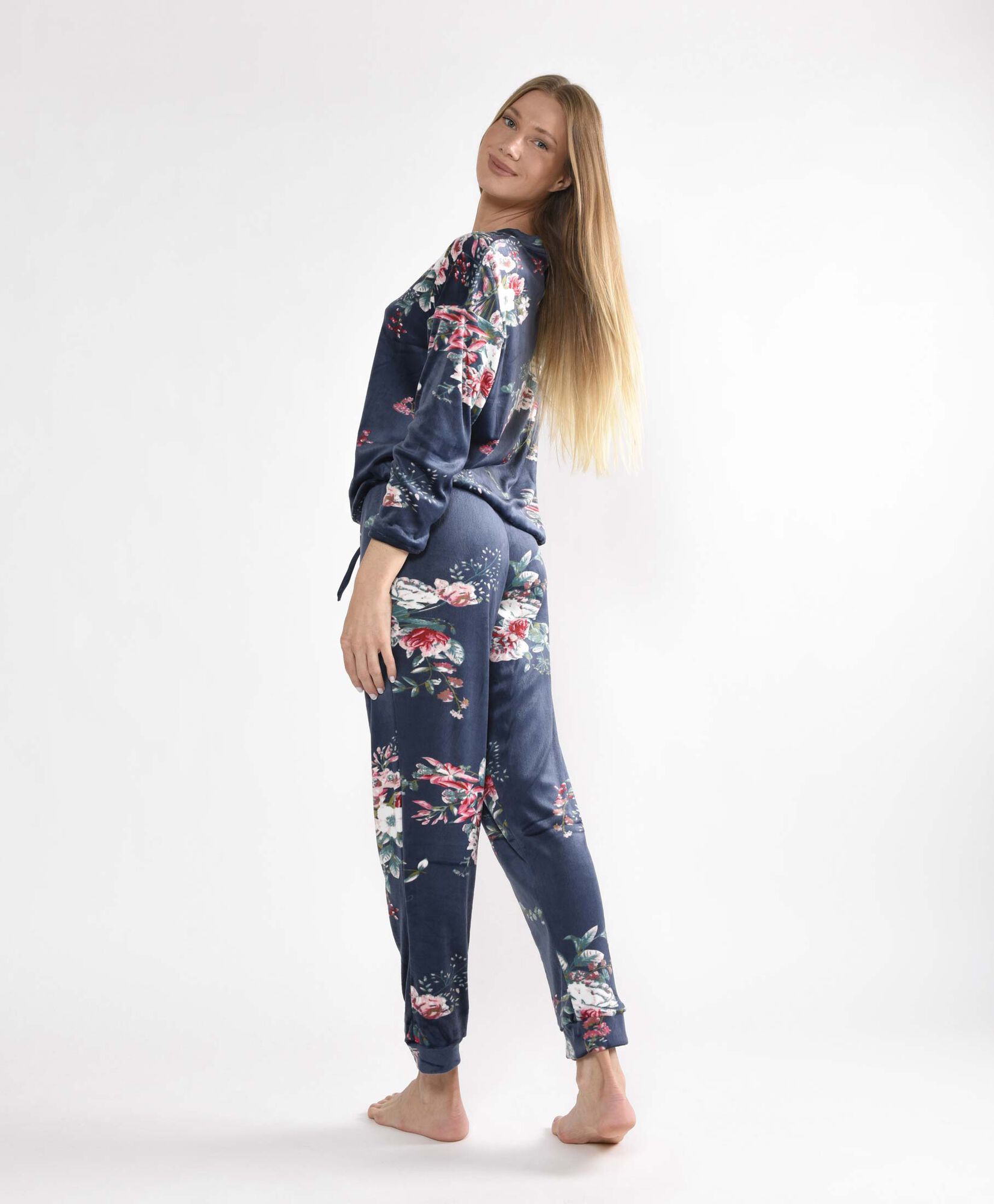 Pijama mujer rosas 2 piezas Pijama mujer rosas 2 piezas