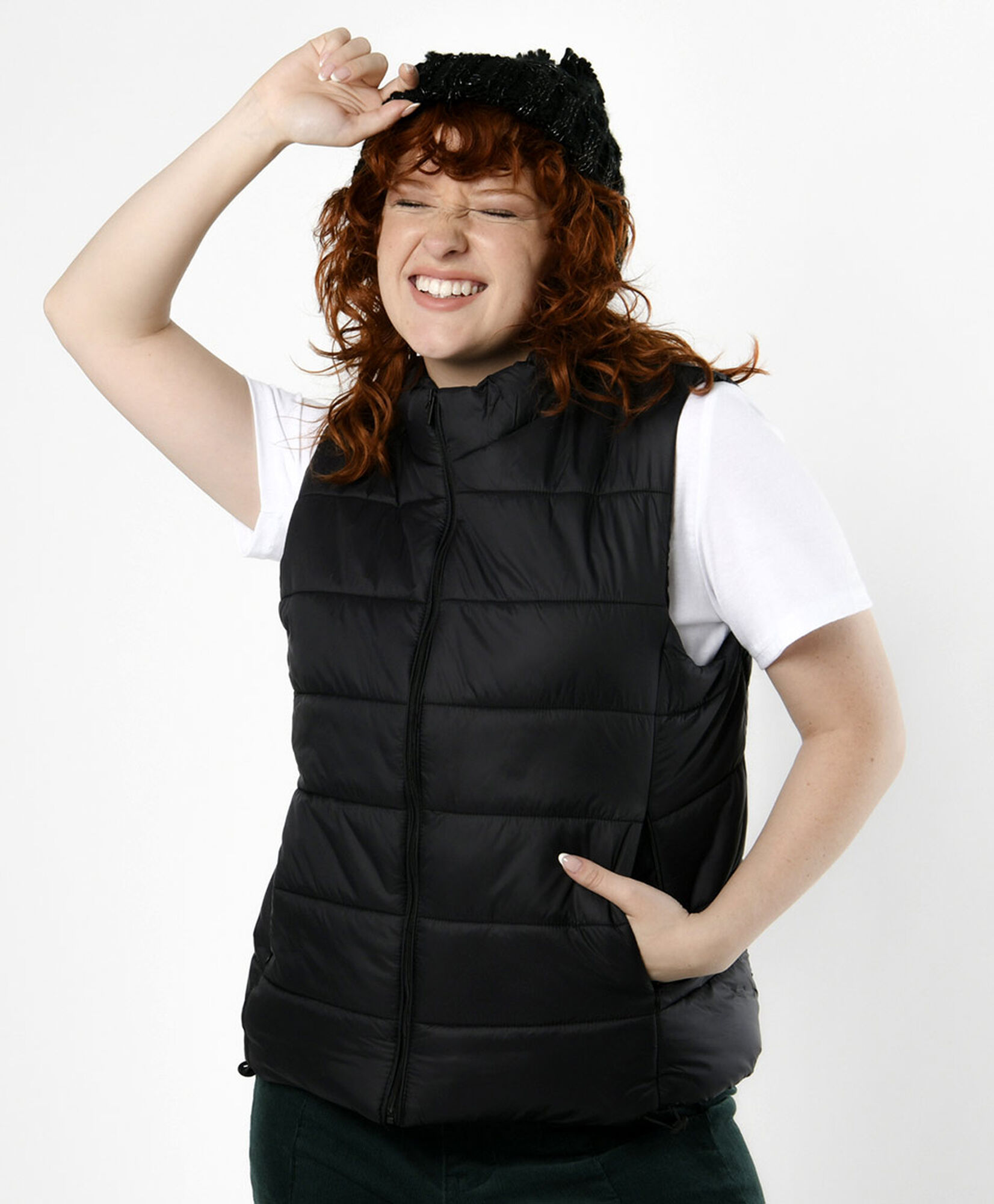 Parka mujer sin mangas costuras Parka mujer sin mangas costuras