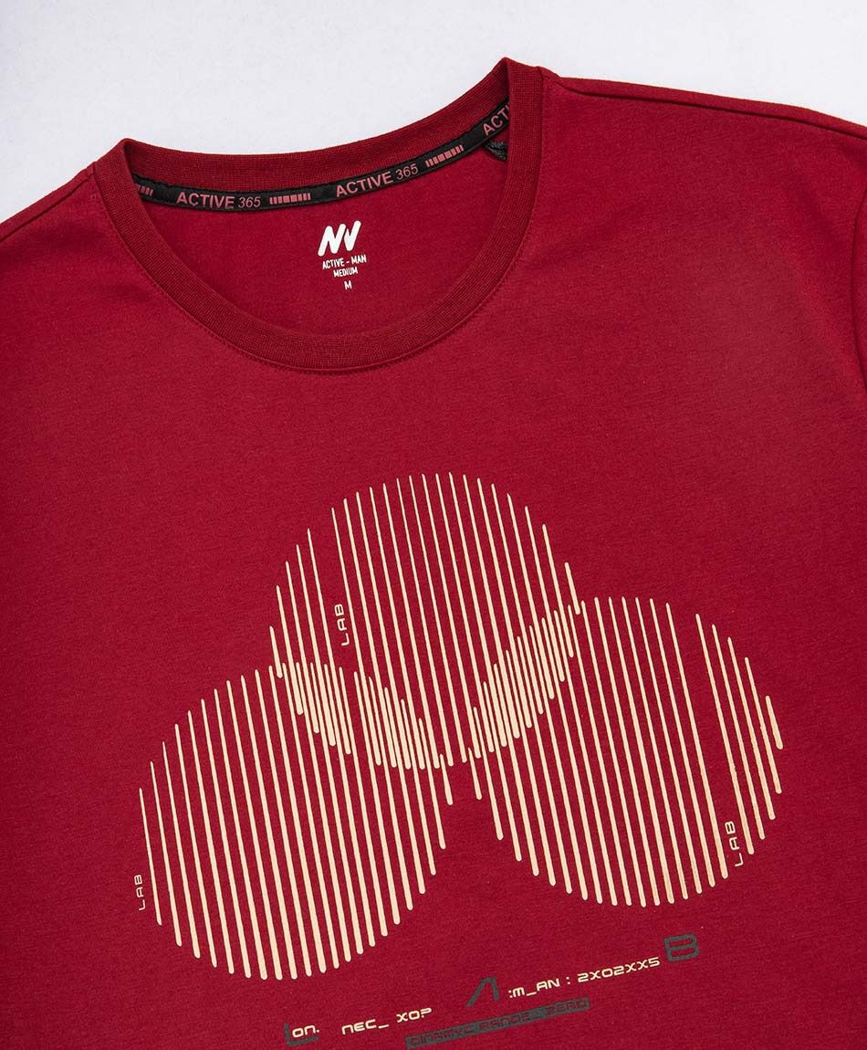 Polera deportiva hombre c&iacute;rculos
