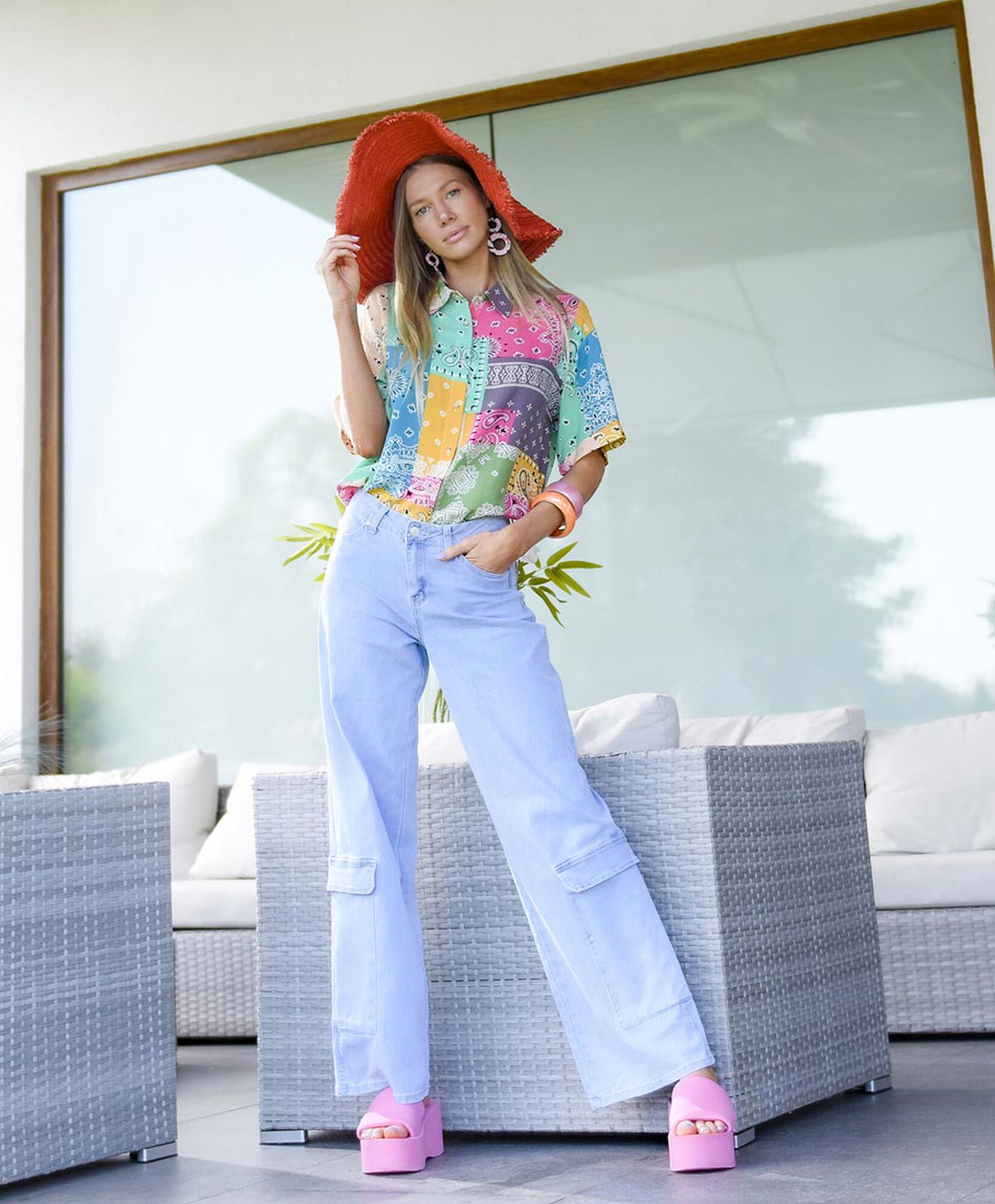 Jeans cargo wide leg Jeans cargo wide leg