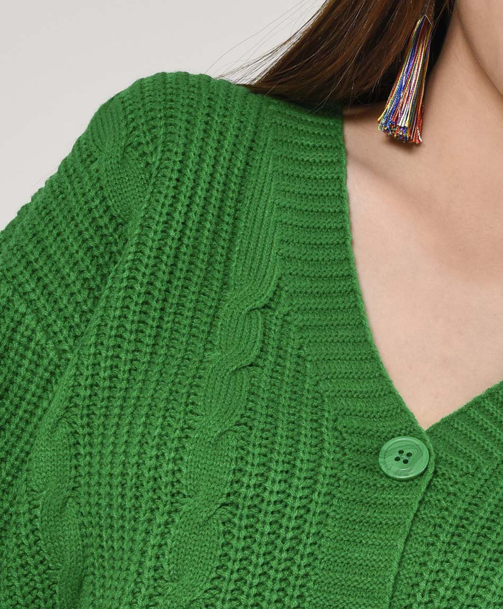 Sweater mujer crop botones Sweater mujer crop botones