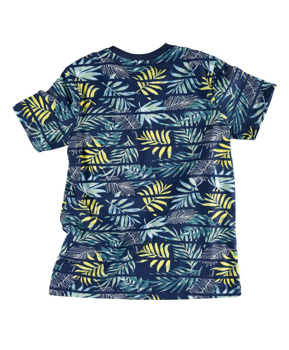 Polera manga corta cuello redondo