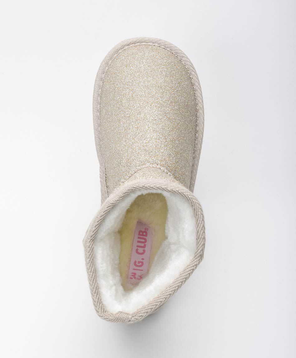 Bota infantil escarchada